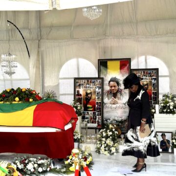 Ras shehaama Thousands bid farewell to Ras Sheehama