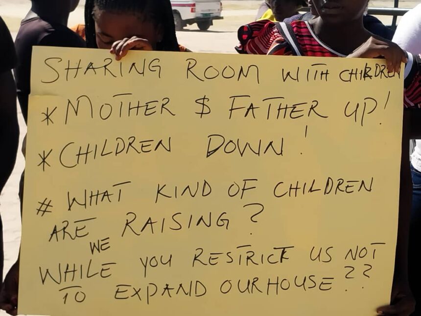 Ombili residents demand relocation