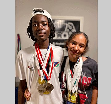 Marcus siblings smash Namibian boundaries