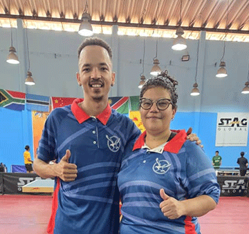 Namibia’s table tennis makes strides in Angola