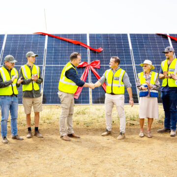 Solar wheeling powers gold mine