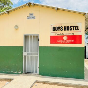 Community hostel-Caption 2 Community pool resources for school’s sake … a school’s journey from thatched shacks to bliss