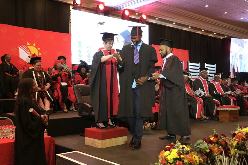 Graduation_Heather Erdmann (3) Josua Amukwaya: A story of hope, perseverance …as visually impaired student graduates with master’s degree