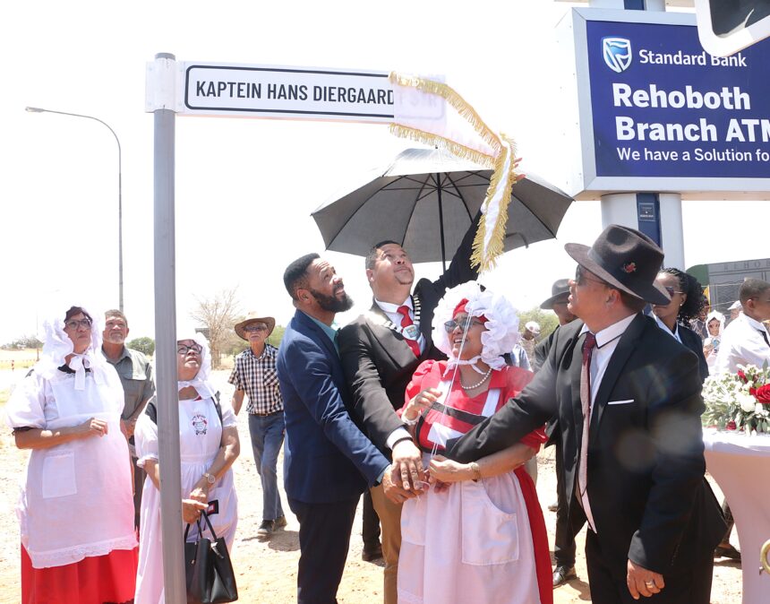 Rehoboth hail fallen Kaptein Diergaardt