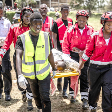 Two dead in Kenya stampede at Odinga funeral