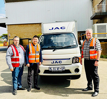 Top JAC Motors delegation celebrates 8 years