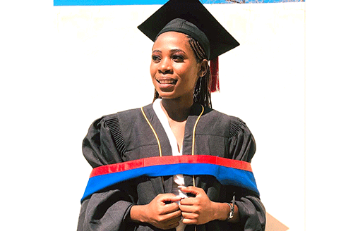 San-lady-graduated-2 Kamati breaks ground …San learner in Oshikunde circuit makes it to university