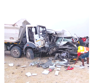Accident Omugoyi ya hulitha, 14 ya ehamekwa