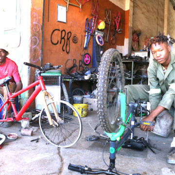 Breathing life into scrap bicycles … Jansen custom repairs shop revives broken dreams