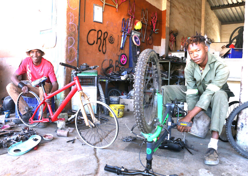 Breathing life into scrap bicycles … Jansen custom repairs shop revives broken dreams