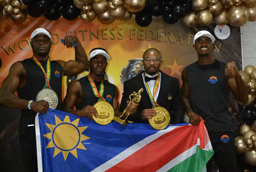 Namibian bodybuilders claim gold, silver