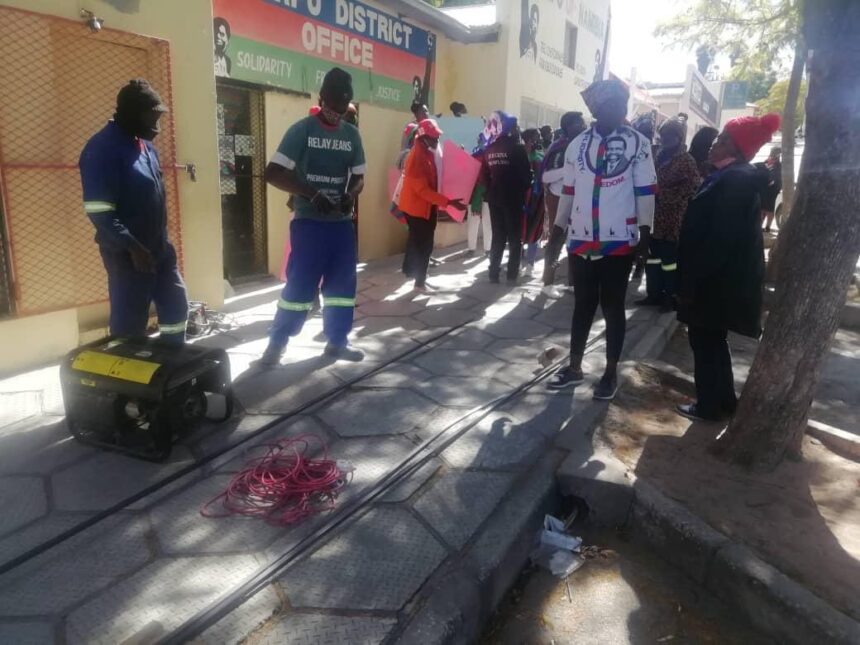 Chaos Disgruntled party members close Swapo office