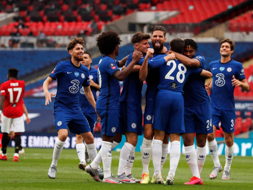 Chelsea jpg Chelsea pounce on De Gea errors to book Cup final berth