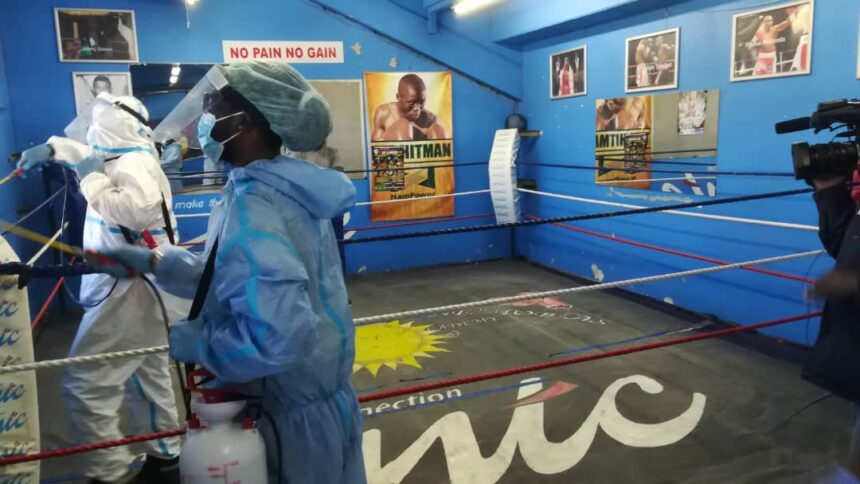 MTC Sunshine, Salute boxing academies disinfect gyms