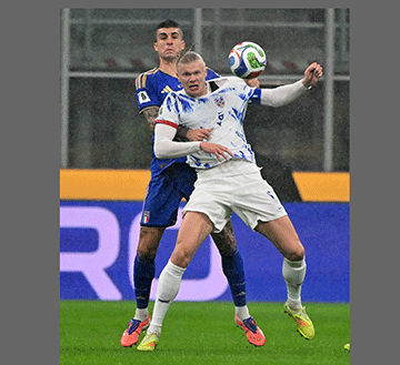 Haaland Haaland shines as Norway thump Italy …to rubber stamp qualification