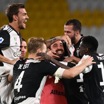 FBL-ITA-SERIEA-JUVENTUS-SAMPDORIA Juventus win ninth Serie A title in a row
