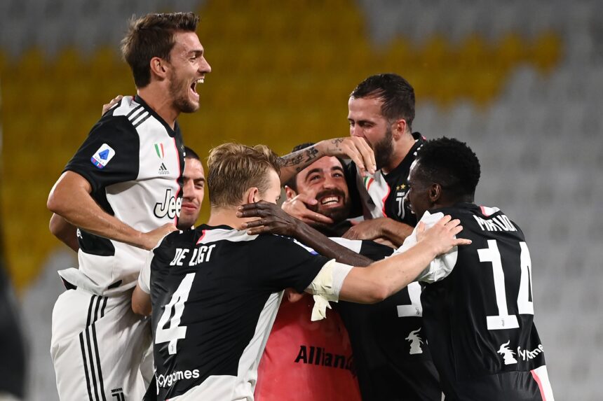 Juventus win ninth Serie A title in a row