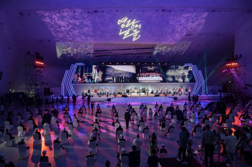 Guns and glory: Two Koreas mark armistice