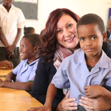 The fairy godmother of education in Namibia