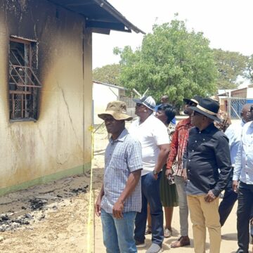 Ngurare2 Ngurare visits burnt Ndiyona school hostel