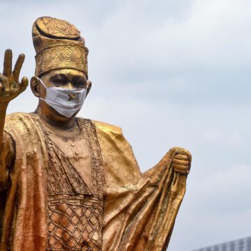 NIGERIA-HEALTH-VIRUS-STATUE Coronavirus in Nigeria: What we know