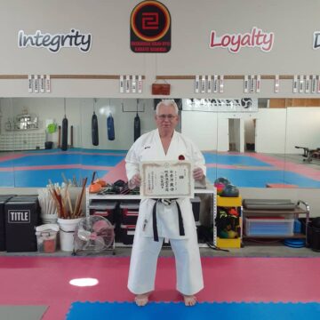 Van der Merwe obtains highest karate ranking in Namibia