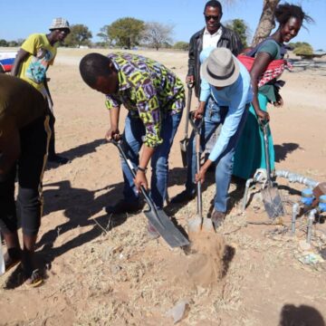 Venaani donation Clean water no longer a pipe dream …Venaani donates to centenarian