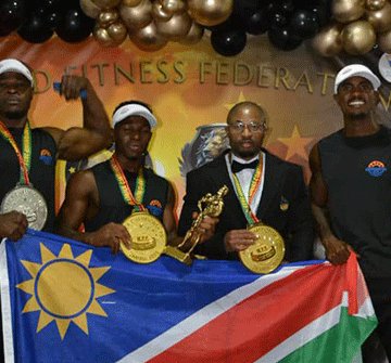 Namibian bodybuilders claim gold, silver