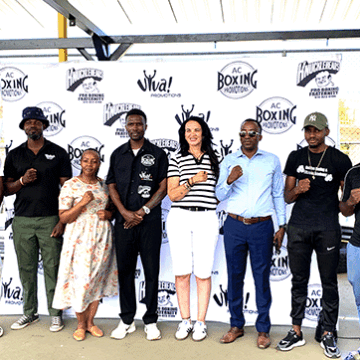 AC-Boxing-- AC Boxing launches Community Clean-Up with handover