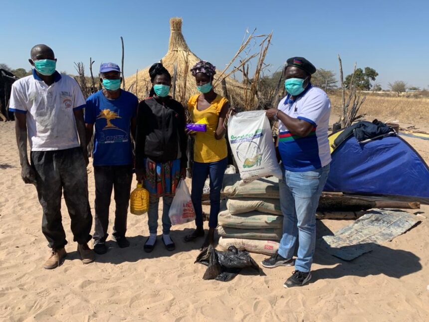 Food relief for grief-stricken family