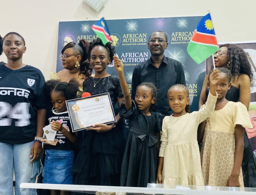 Namibian teen author wins big