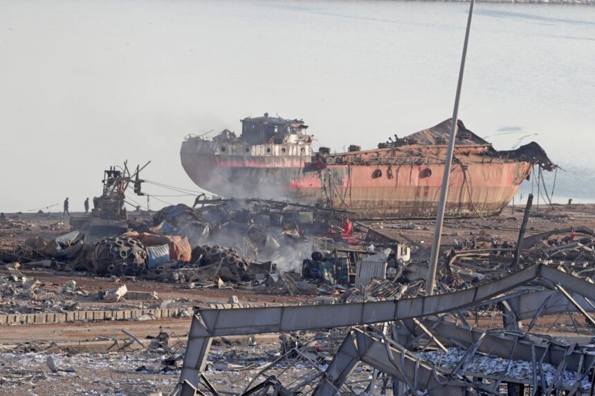 LEBANON-BLAST Lebanese confront devastation … as toll from Beirut monster blast tops 100