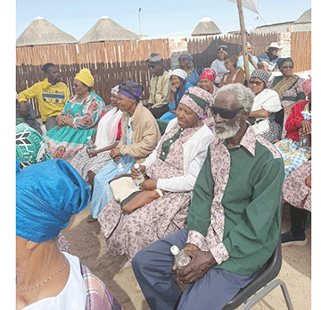 Businessman feeds families