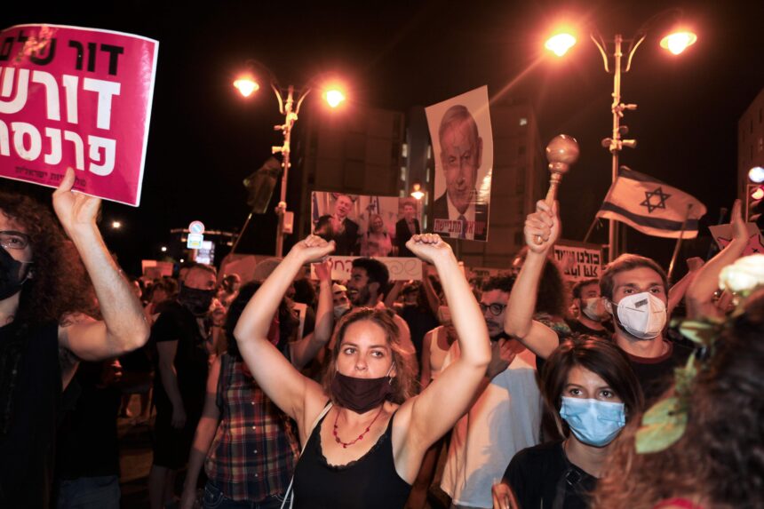 Thousands of Israelis rally against Netanyahu Thousands of Israelis rally against Netanyahu