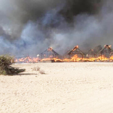 NWR Fire Omulilo gwa faalele omwenyo gohanona koSesriem