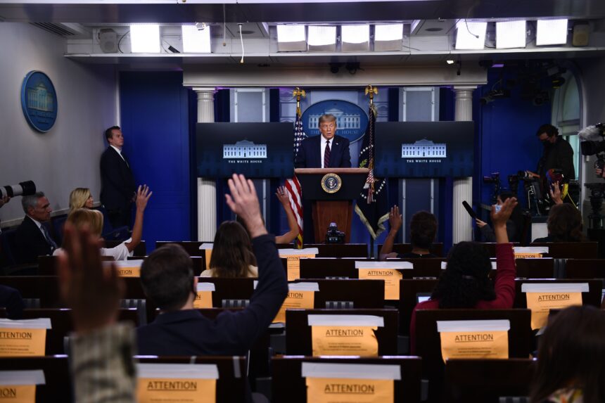 President Trump Holds a News Conference US plan for ‘highest level’ Taiwan visit in decades angers China