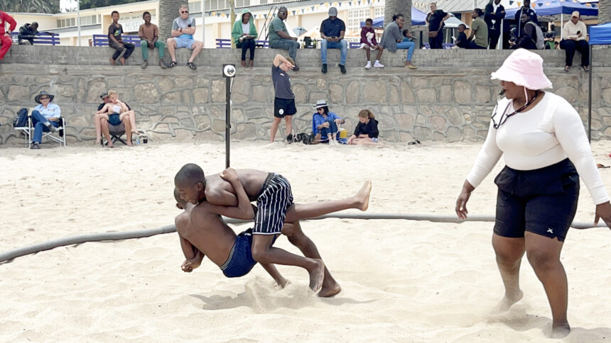 Swakop hosts first beach wrestling competition