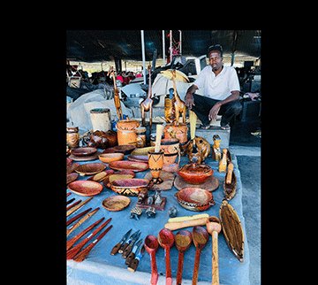 Siyambi carves a living from wood 