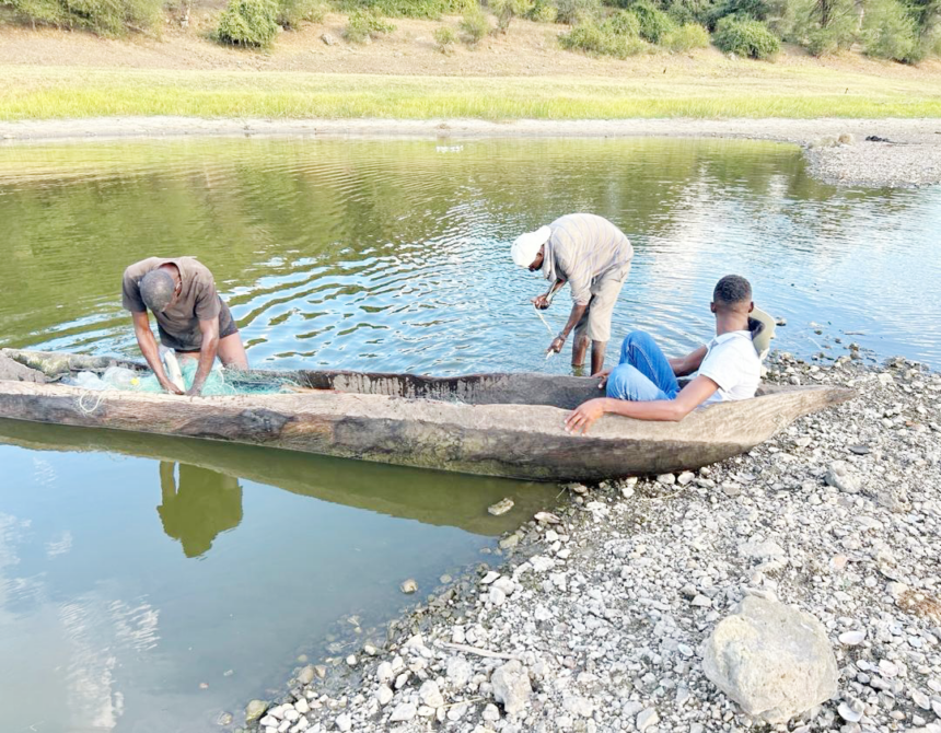 Lake Liambezi Simbule sa cinca kwa Lisa la Liambezi