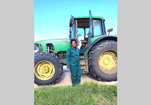 Tractor-2-- Driving Uvhungu Vungu’s dreams … Mutanuka’s journey of resilience