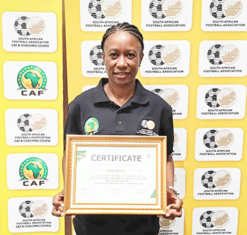 Iyambo, Sibanda earn CAF B diplomas
