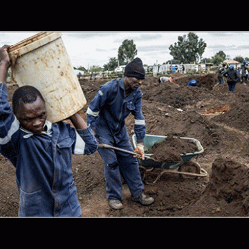 Gold rush grips South African township