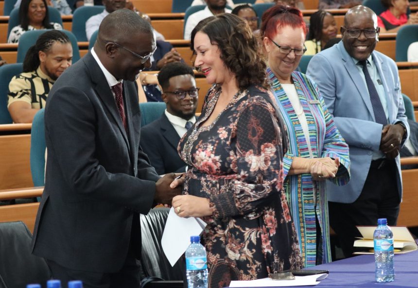 Honouring Dr Steenkamp