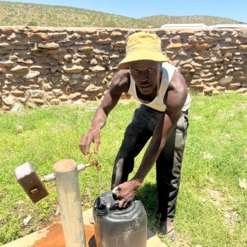 Potable water brings hope to Petrusfontein …EIF, govt intervene  