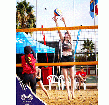 Strong showing at beach volleyball tour