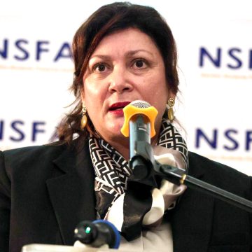 NSFAF staff knock on State House door