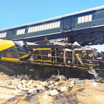 Rail-Accident Two die in train accident