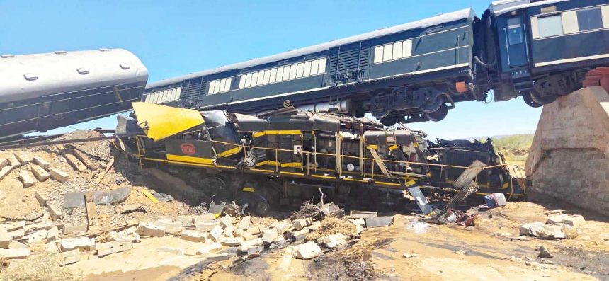 Two die in train accident