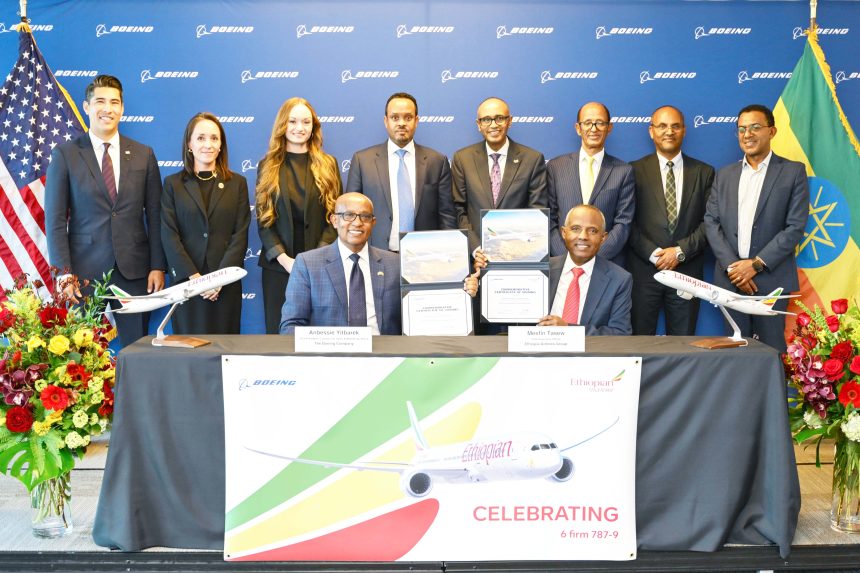 Dream Ethiopian Airlines buys six Boeing 787 Dreamliners