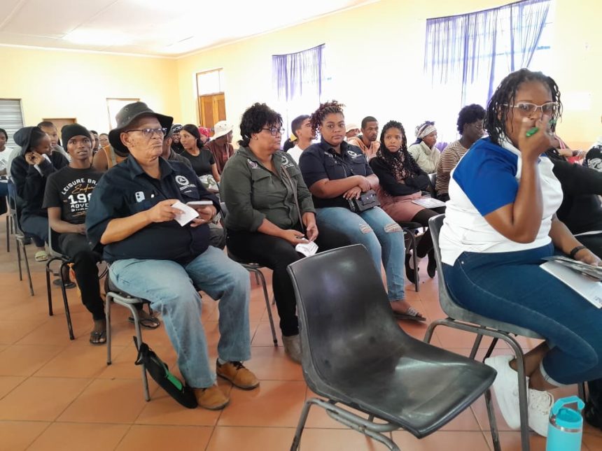 Keetmanshoop community gets financial training